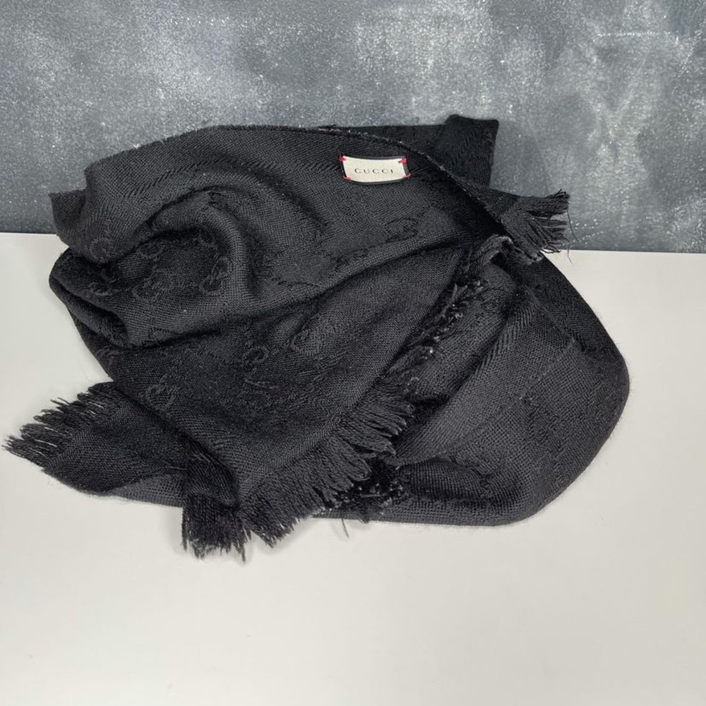 Black Gucci scarf